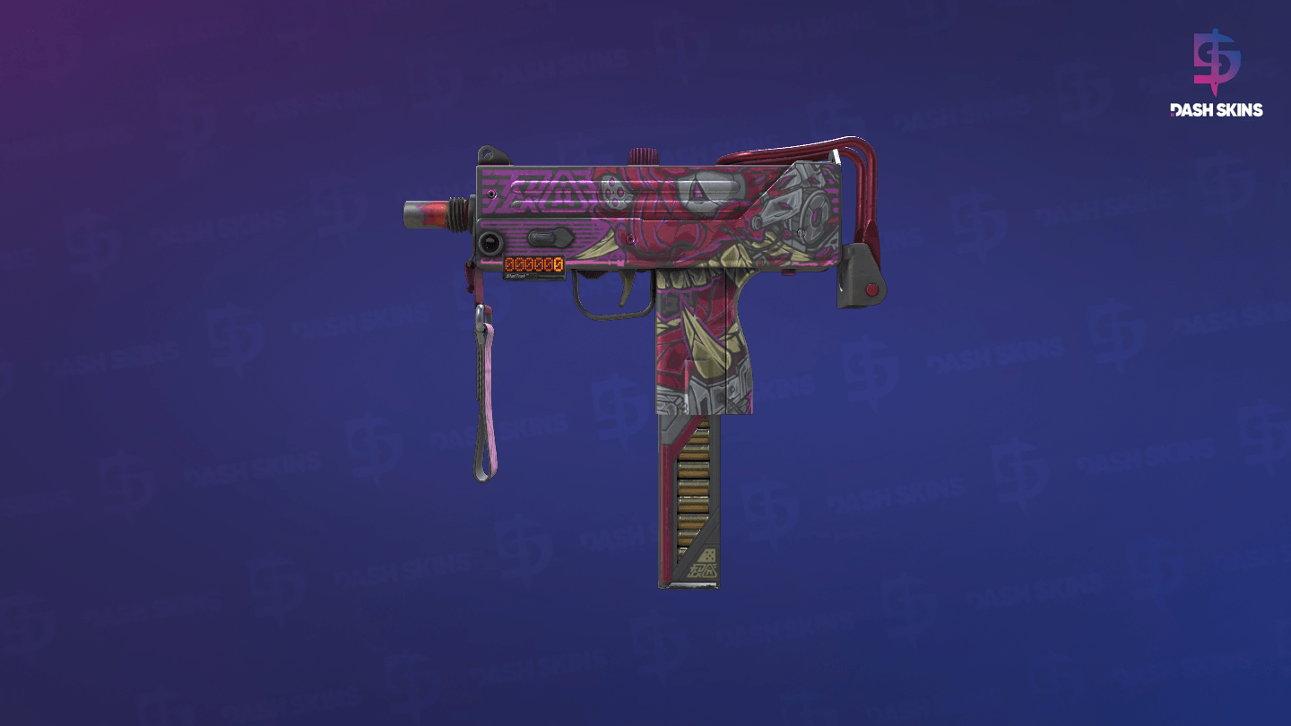 StatTrak™ MAC-10 | Saibā Oni (Field-Tested) Screenshot Playside