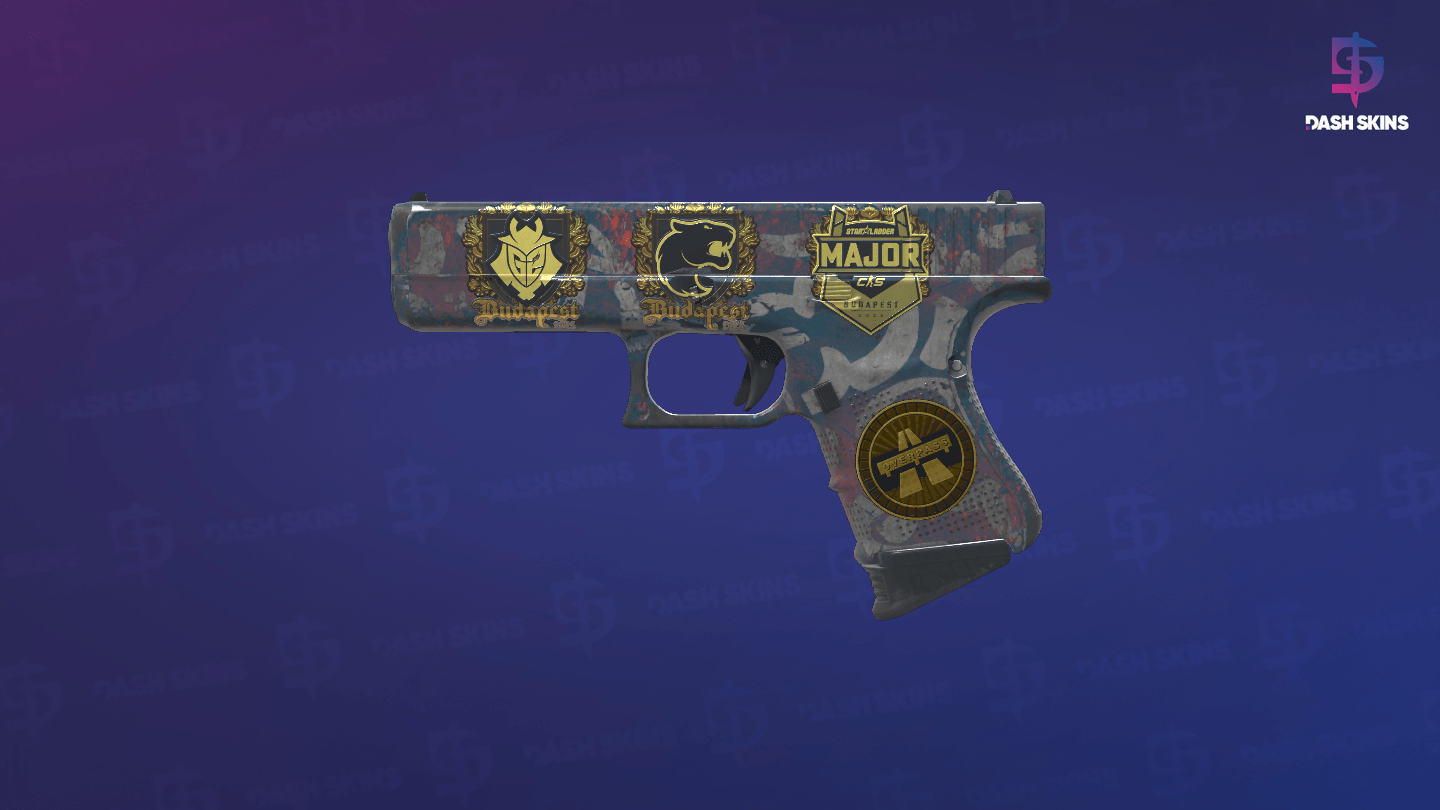 Souvenir Glock-18 | Teal Graf (Field-Tested) Screenshot Playside