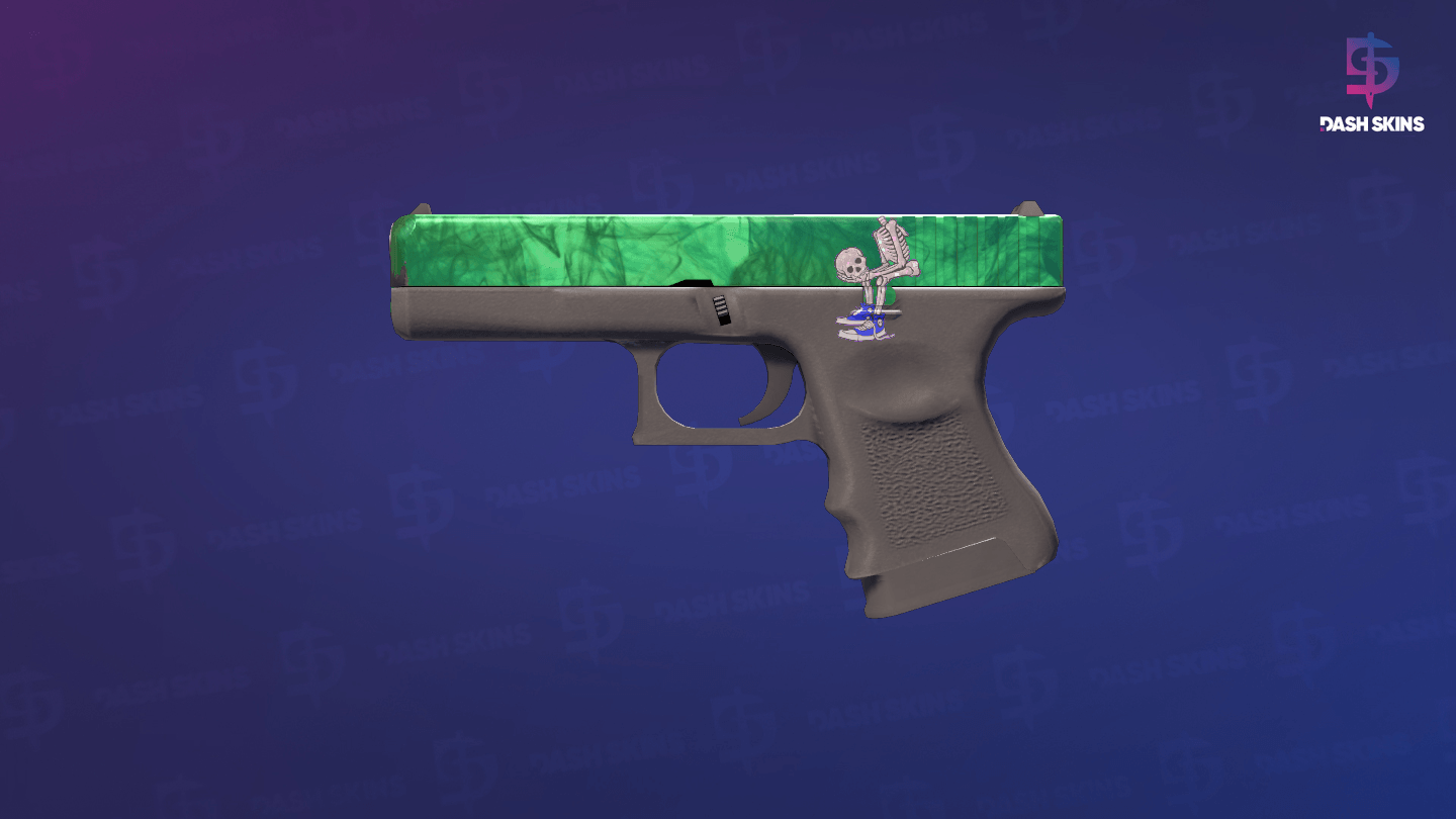 Glock-18 | Gamma Doppler (Minimal Wear) - Emerald Screenshot Playside