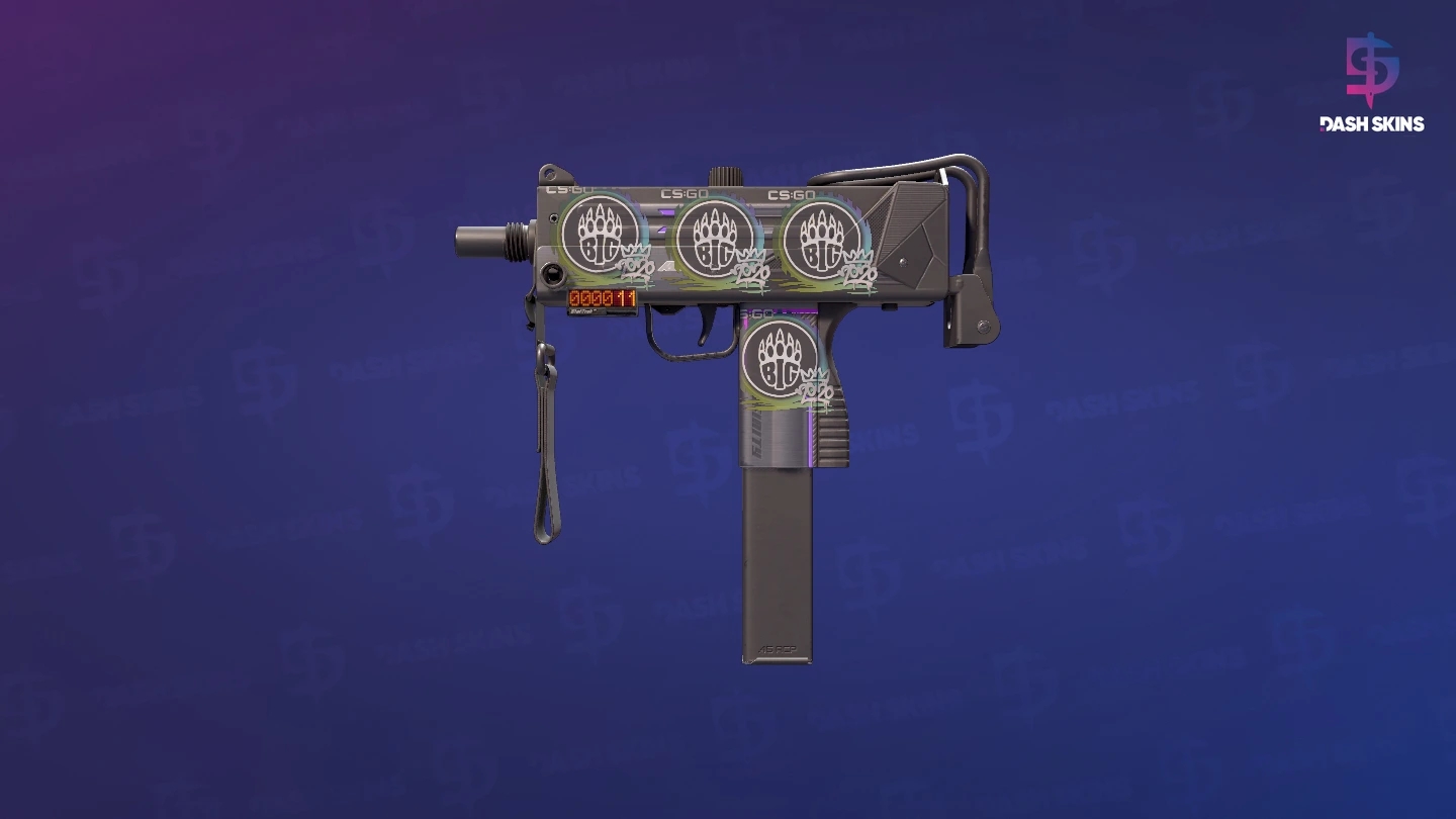 StatTrak™ MAC-10 | Light Box (Minimal Wear) Screenshot Playside