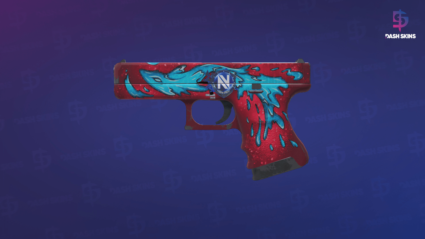 Glock-18 | Water Elemental (Field-Tested) Screenshot Playside