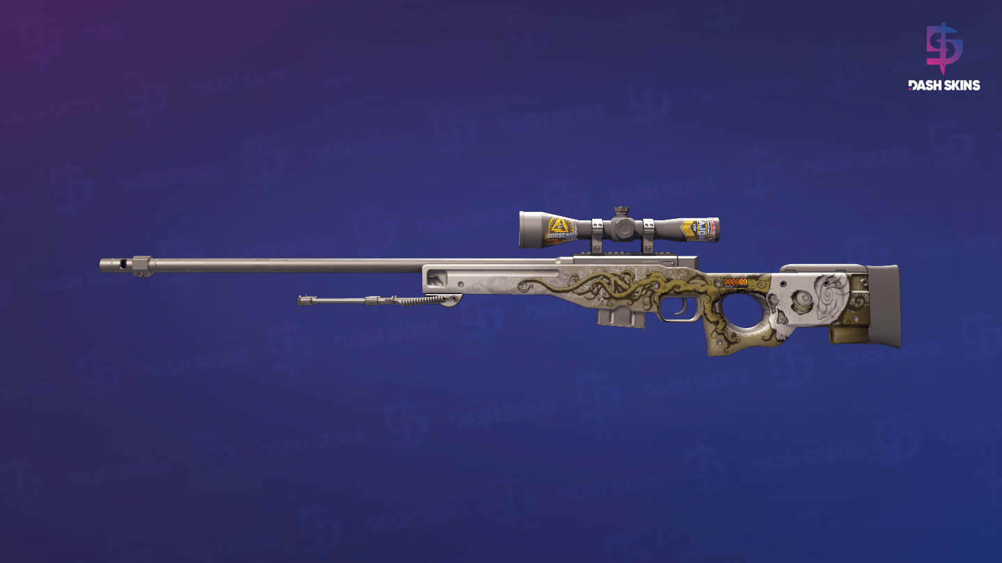 StatTrak™ AWP | Worm God (Field-Tested) Screenshot Playside