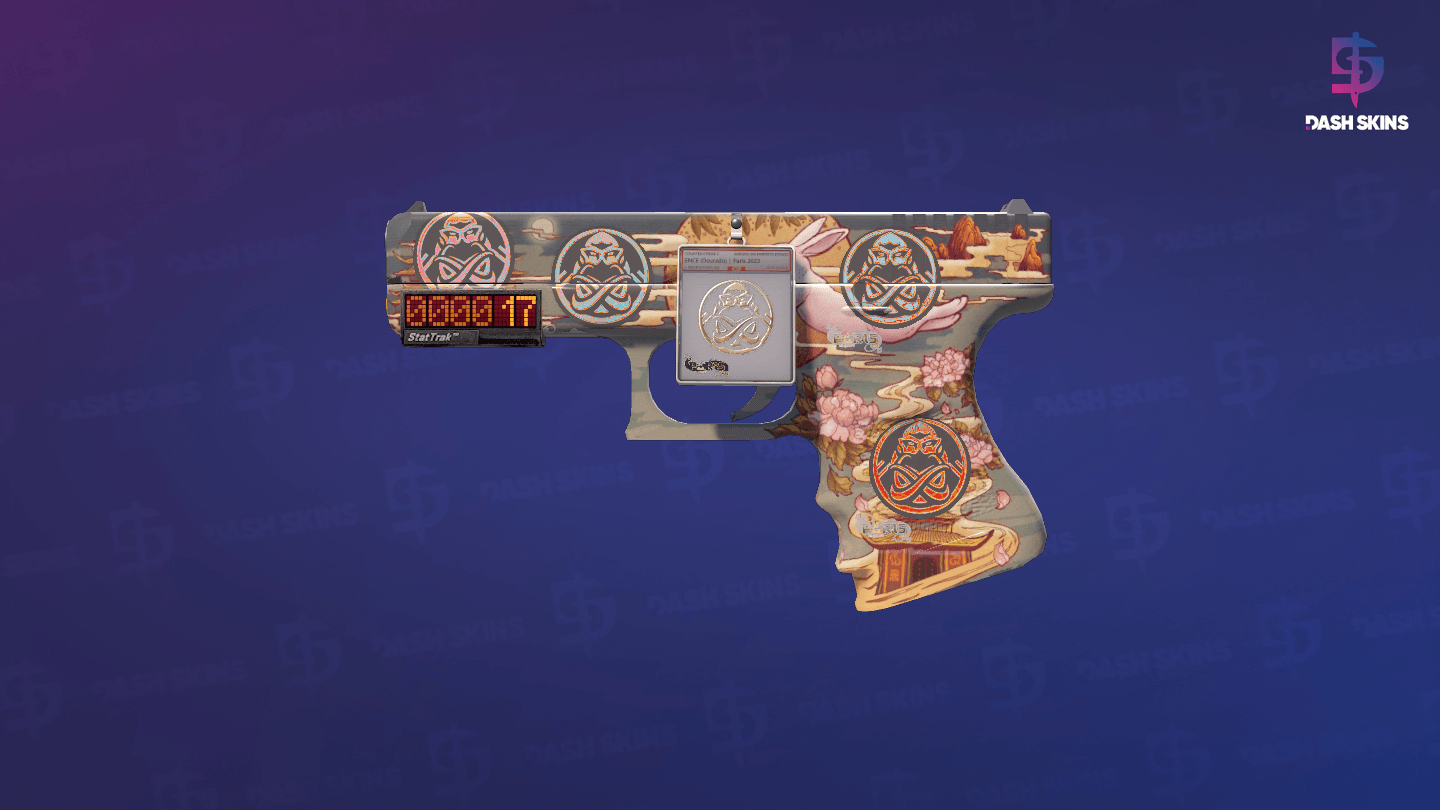 StatTrak™ Glock-18 | Umbral Rabbit (Factory New) Screenshot Playside