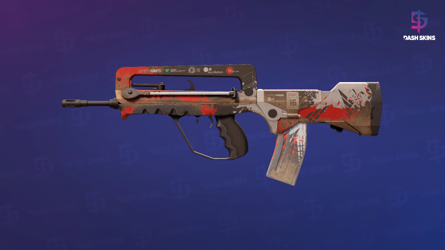 FAMAS | Roll Cage (Well-Worn) Screenshot Playside