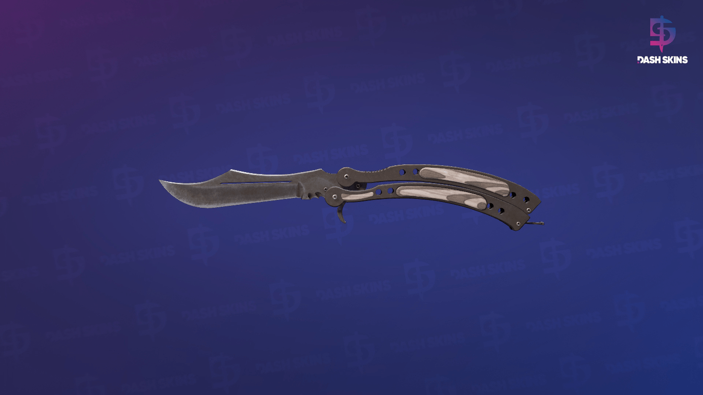 ★ Butterfly Knife | Black Laminate (Minimal Wear) Screenshot Playside