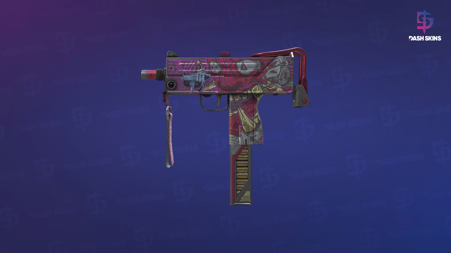MAC-10 | Saibā Oni (Well-Worn) Screenshot Playside