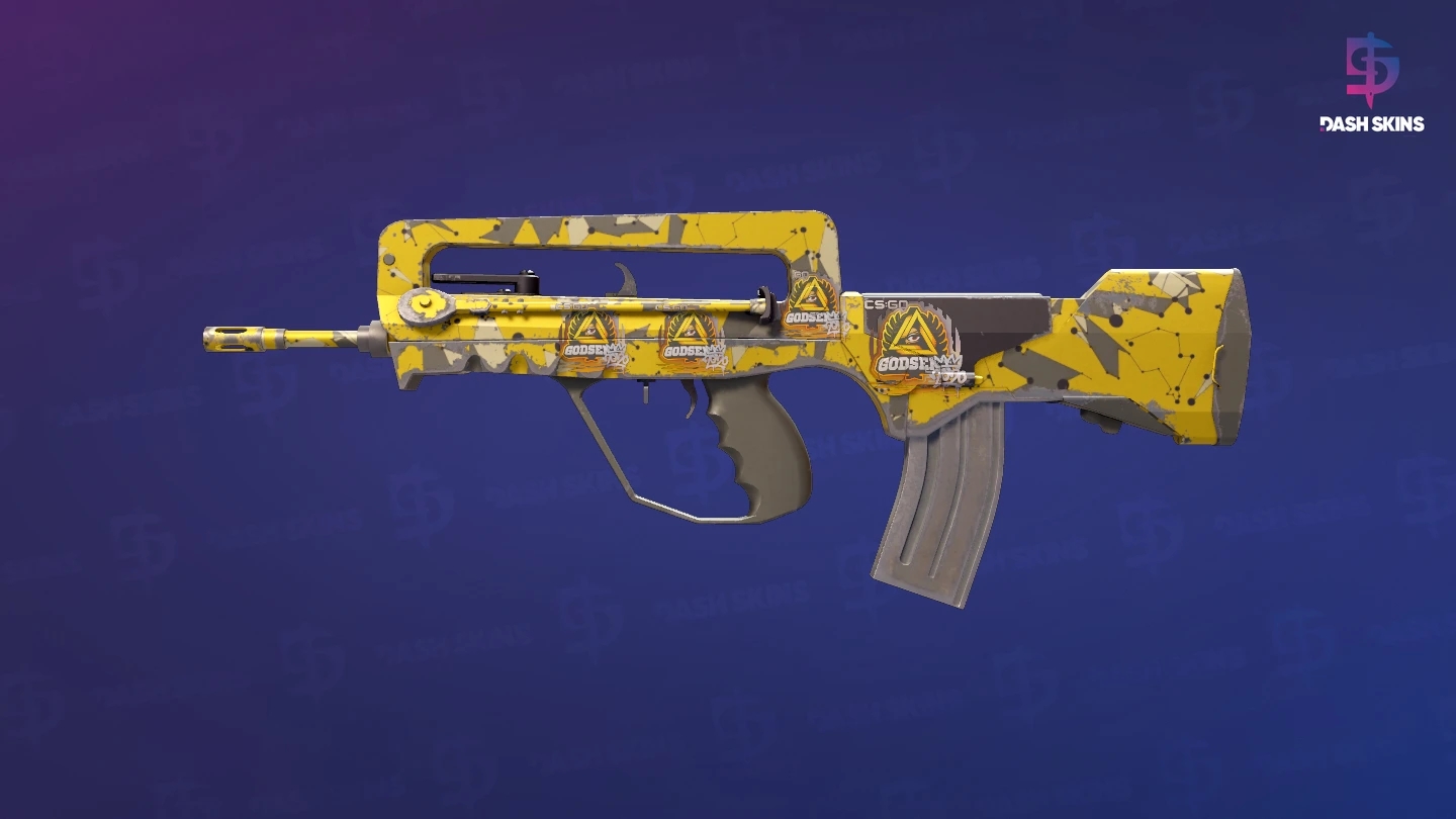 FAMAS | Neural Net (Field-Tested) Screenshot Playside