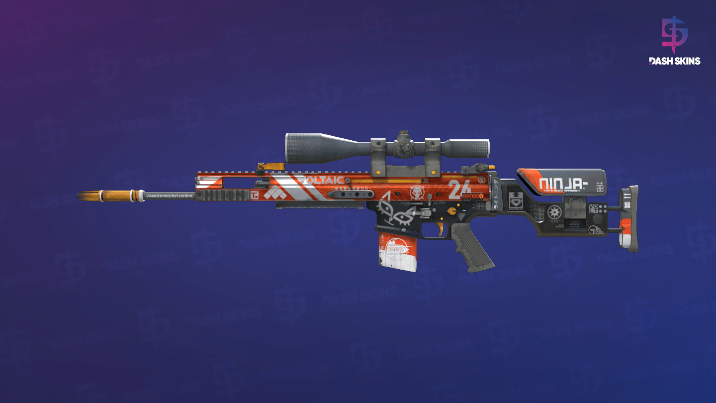 StatTrak™ SCAR-20 | Bloodsport (Minimal Wear) Screenshot Playside