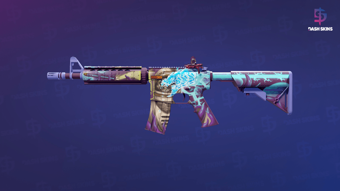 StatTrak™ M4A4 | Desolate Space (Field-Tested) Screenshot Playside