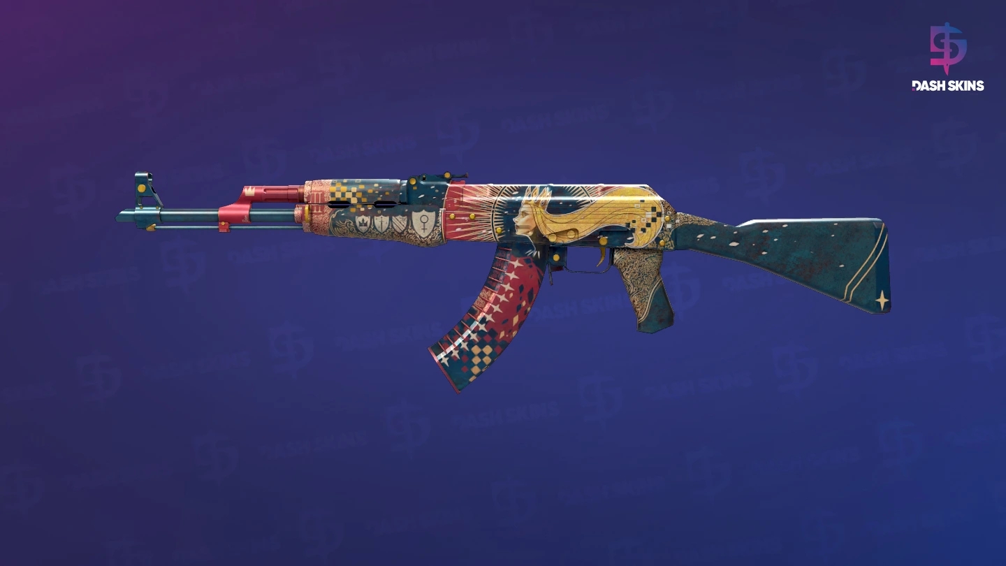 AK-47 | The Empress (Well-Worn) Screenshot Playside