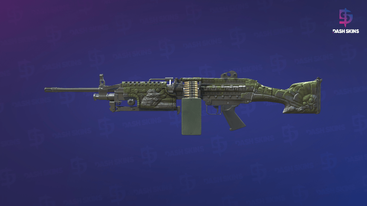 M249 | Aztec (Minimal Wear) Screenshot Playside