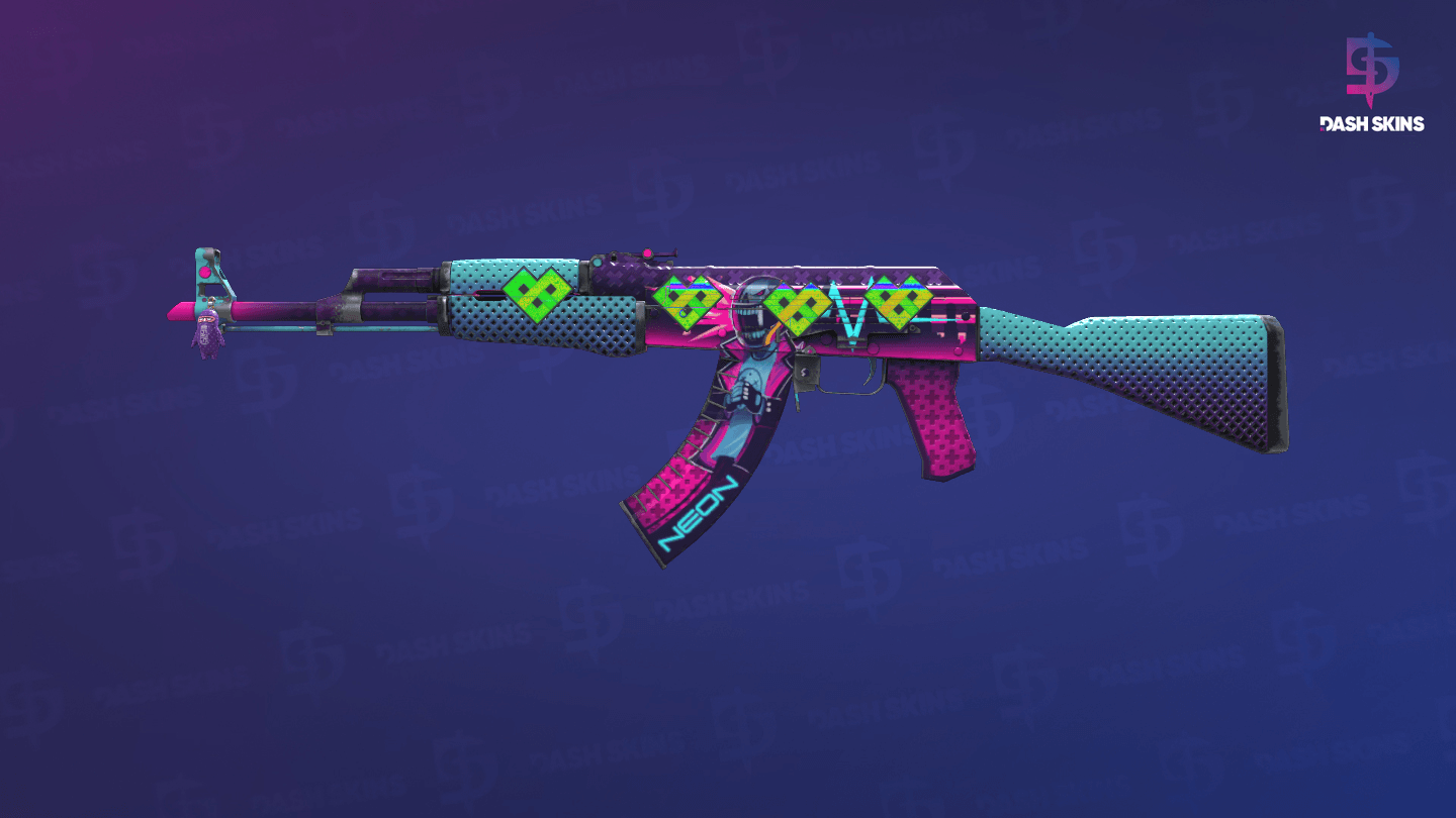 AK-47 | Neon Rider (Field-Tested) Screenshot Playside