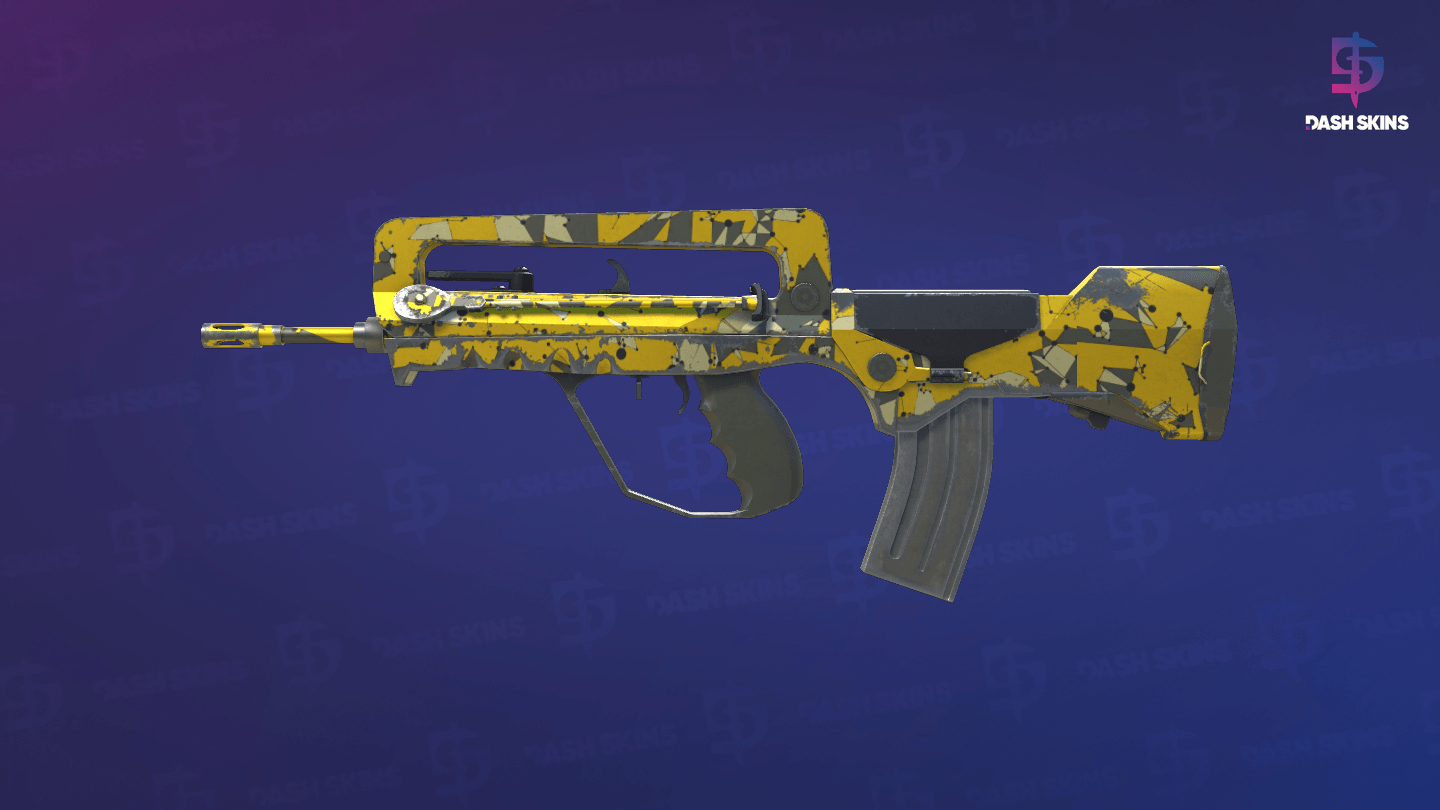 FAMAS | Neural Net (Field-Tested) Screenshot Playside