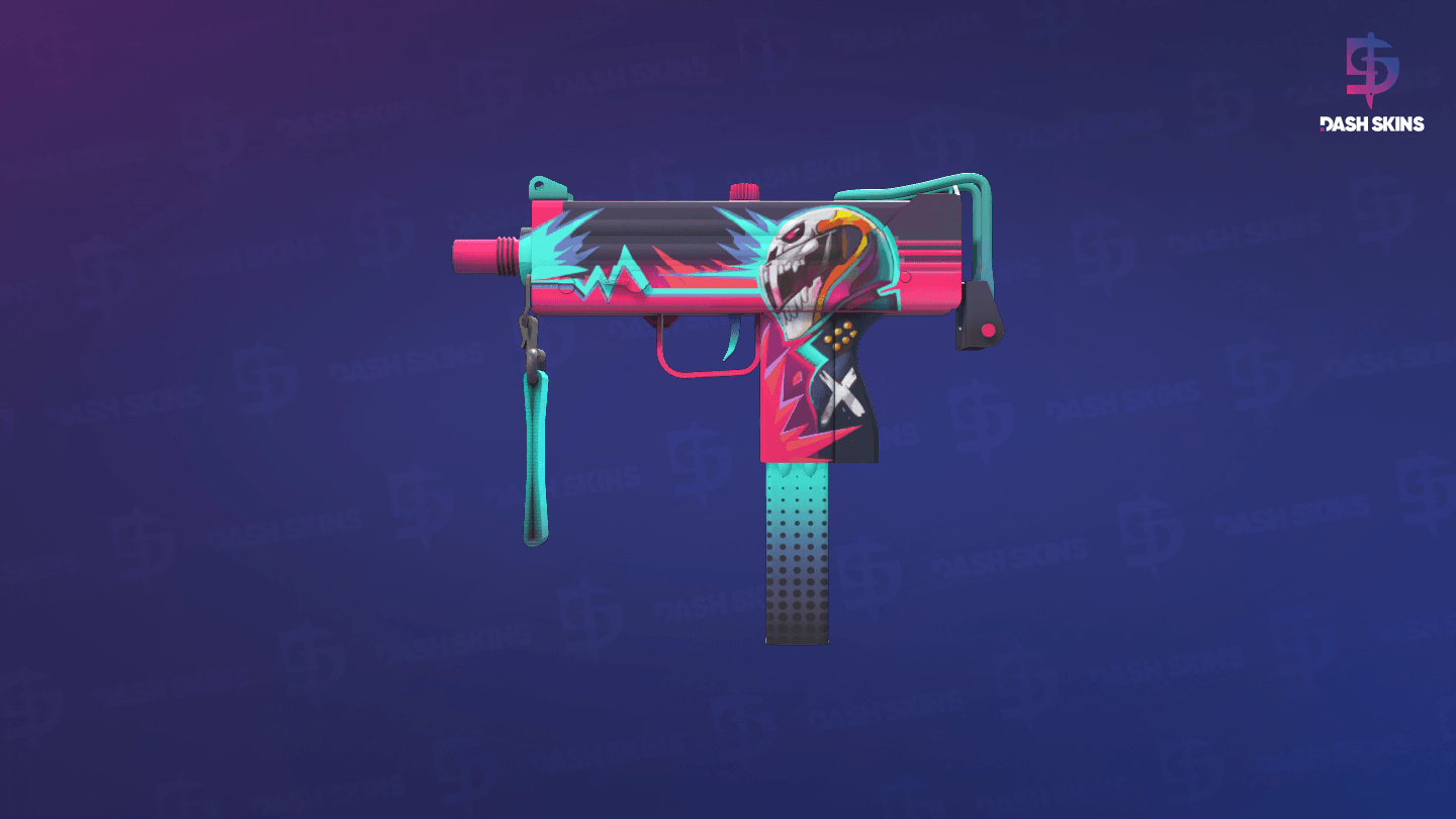 MAC-10 | Neon Rider (Factory New) Screenshot Playside