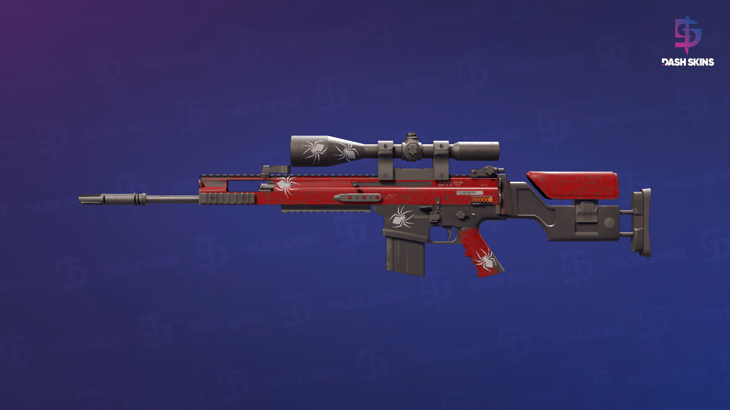 StatTrak™ SCAR-20 | Crimson Web (Minimal Wear) Screenshot Playside