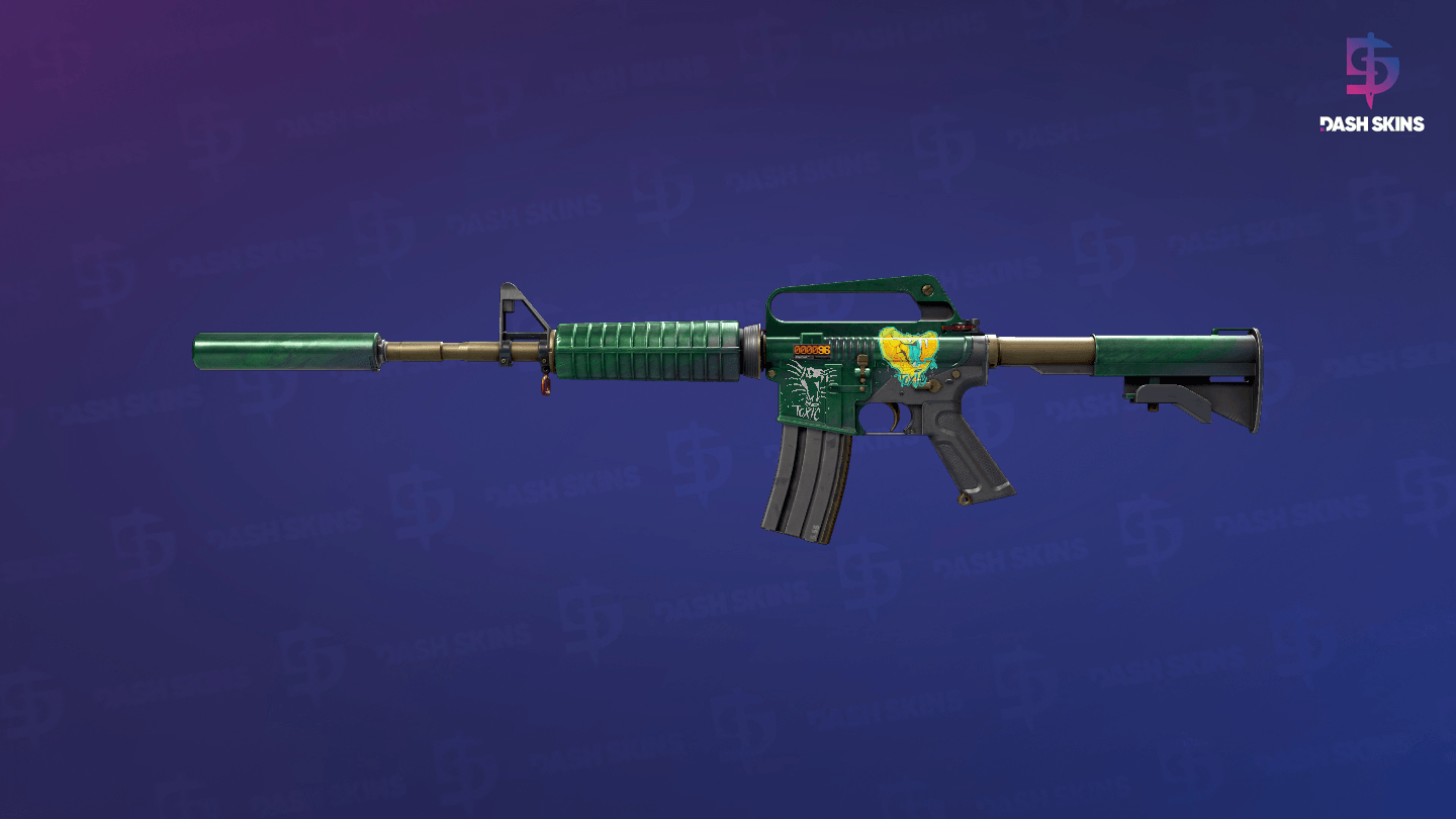 StatTrak™ M4A1-S | Electrum (Well-Worn) Screenshot Playside