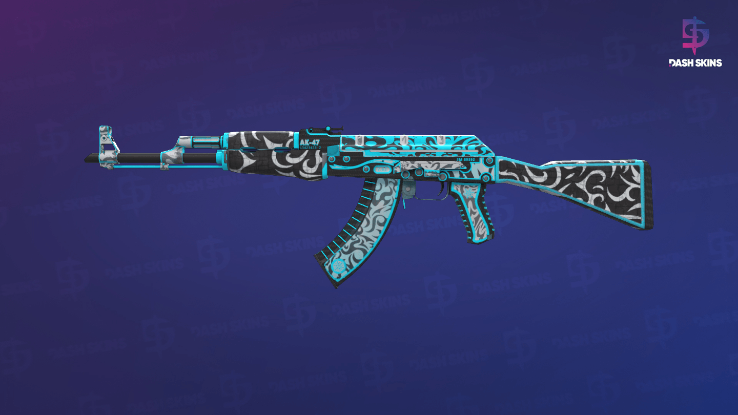 AK-47 | Frontside Misty (Minimal Wear) Screenshot Playside