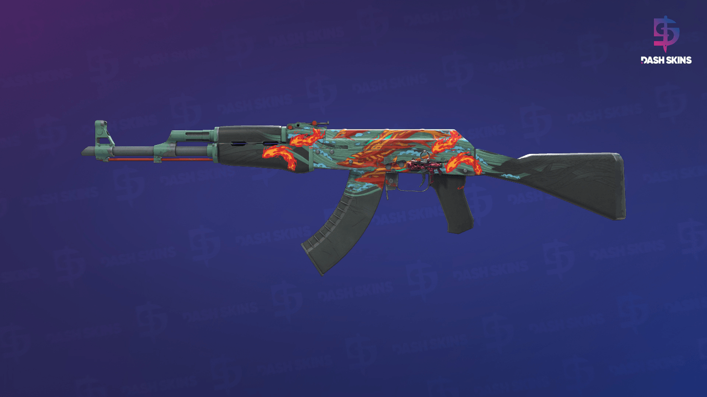 AK-47 | Aquamarine Revenge (Field-Tested) Screenshot Playside