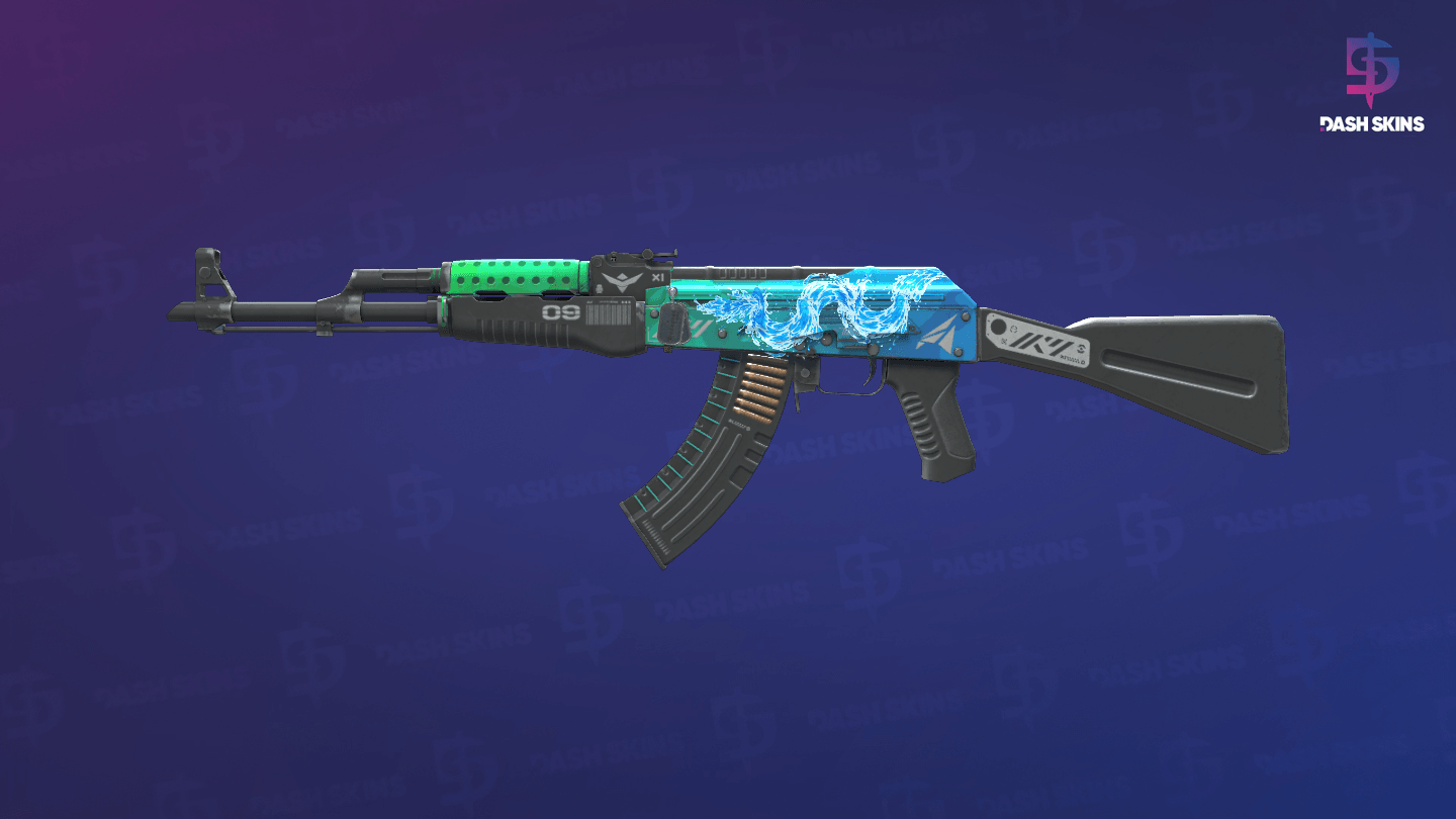 AK-47 | Ice Coaled (Field-Tested) Screenshot Playside