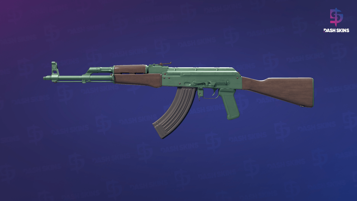 AK-47 | Wintergreen (Minimal Wear) Screenshot Playside