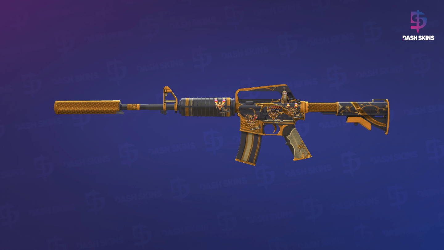 StatTrak™ M4A1-S | Golden Coil (Field-Tested) Screenshot Playside