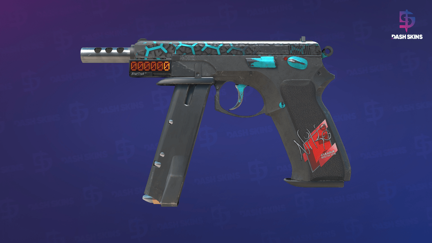 StatTrak™ CZ75-Auto | Polymer (Well-Worn) Screenshot Playside