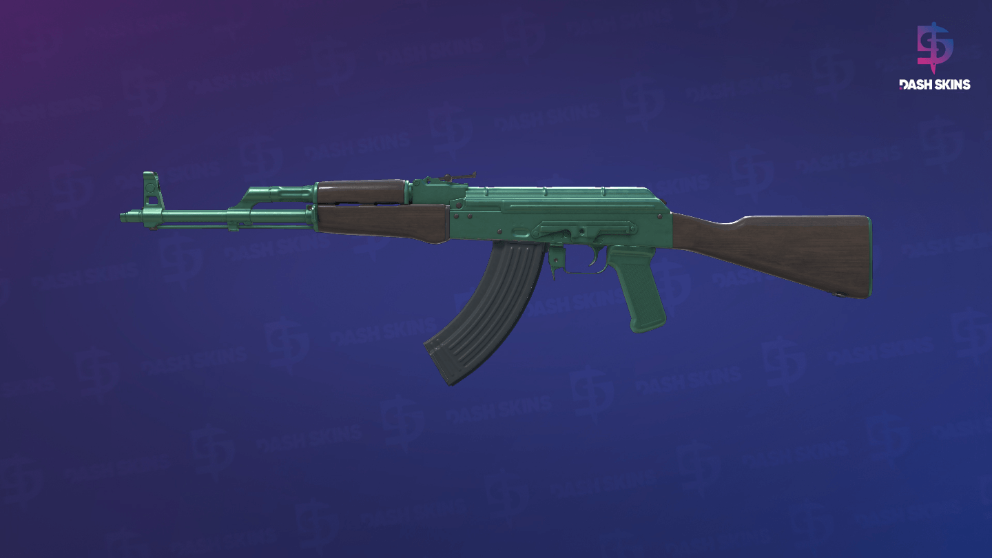 AK-47 | Wintergreen (Minimal Wear) Screenshot Playside