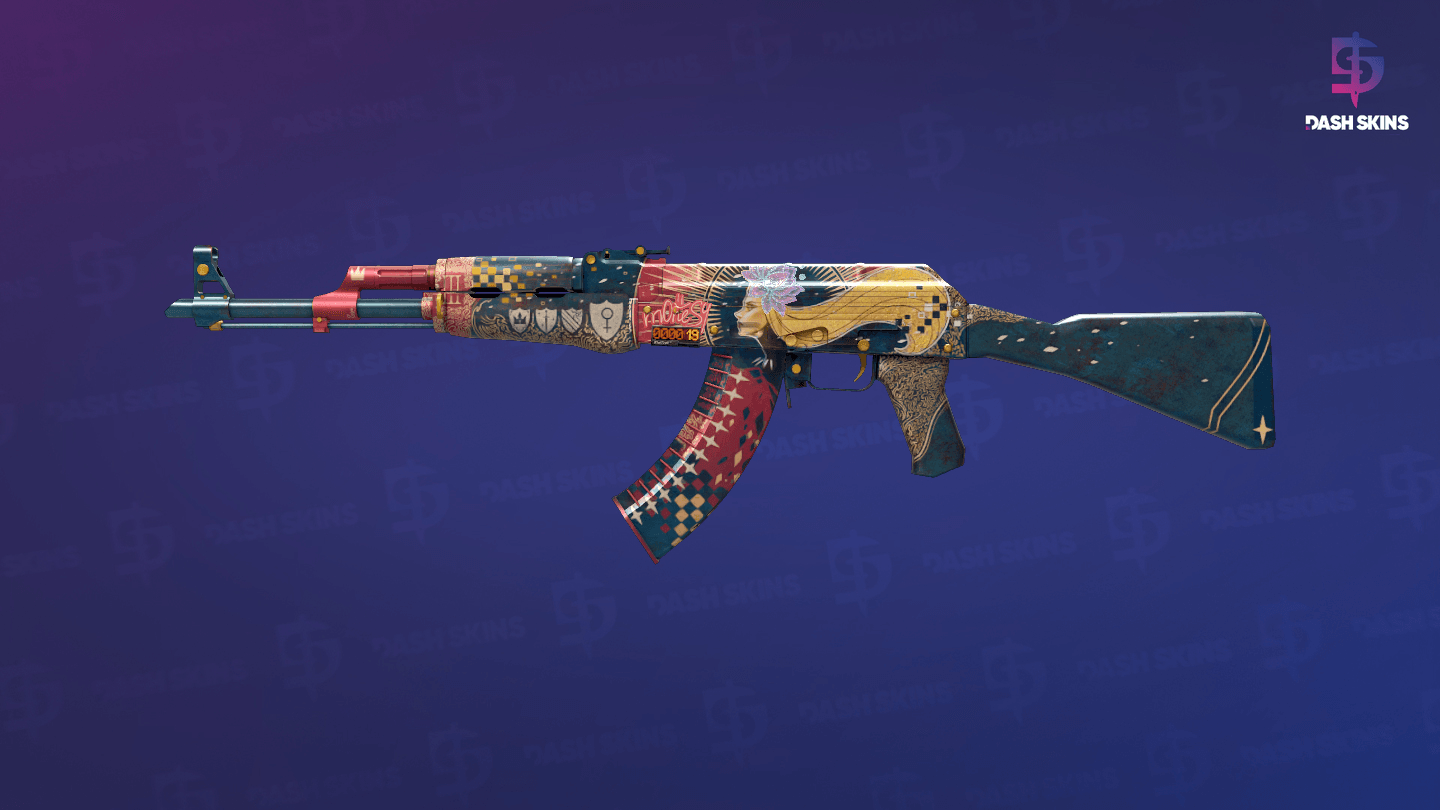 StatTrak™ AK-47 | The Empress (Well-Worn) Screenshot Playside