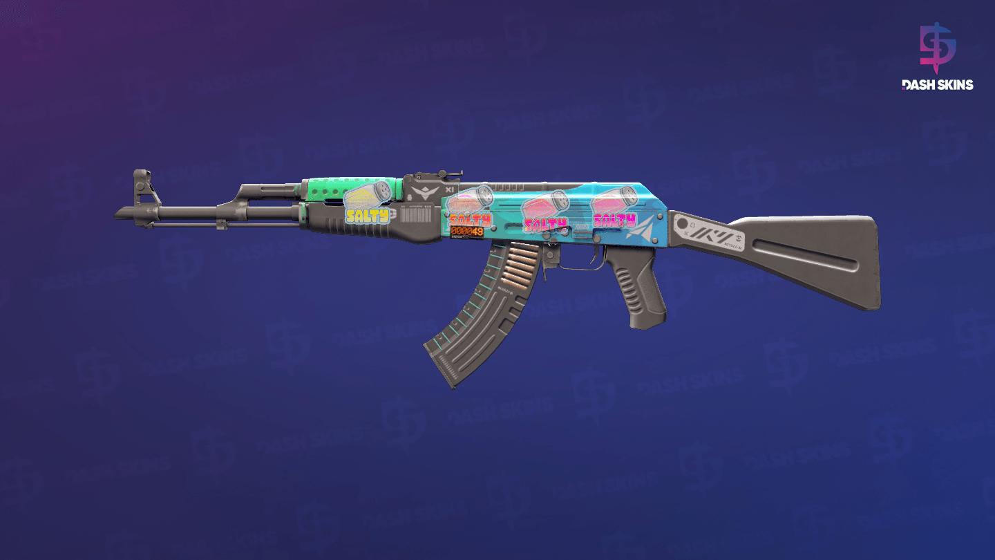 StatTrak™ AK-47 | Ice Coaled (Field-Tested) Screenshot Playside