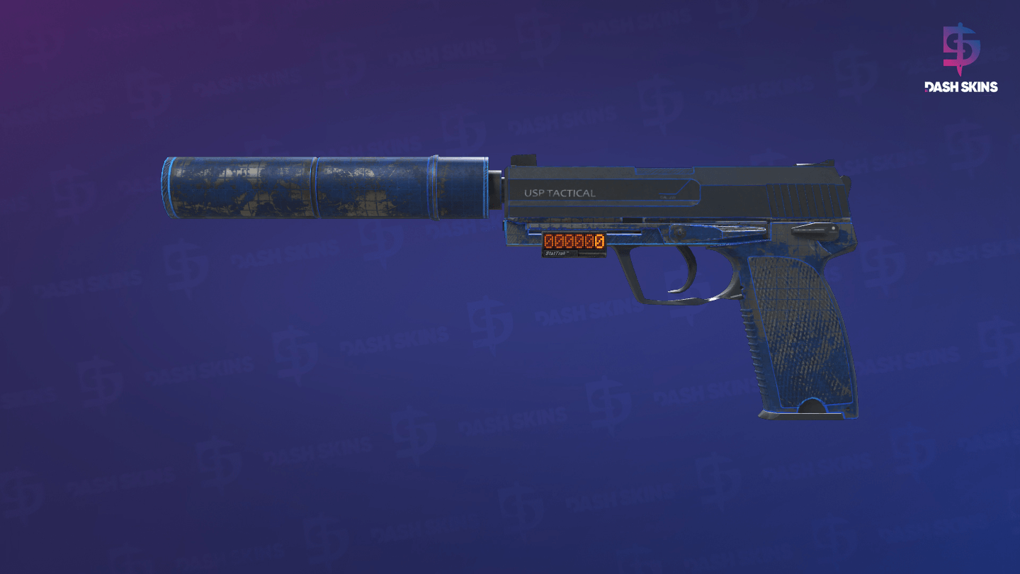 StatTrak™ USP-S | Blueprint (Battle-Scarred) Screenshot Playside
