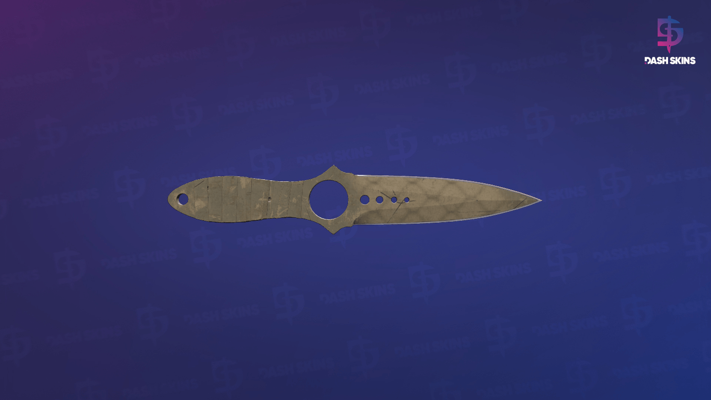 ★ Skeleton Knife | Safari Mesh (Battle-Scarred) Screenshot Playside