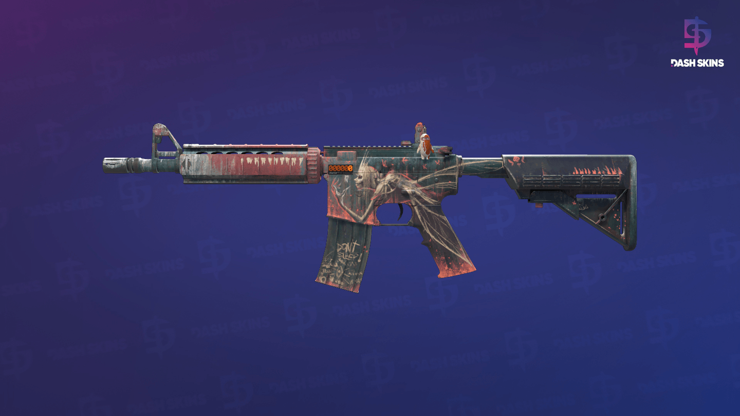 StatTrak™ M4A4 | Tooth Fairy (Field-Tested) Screenshot Playside