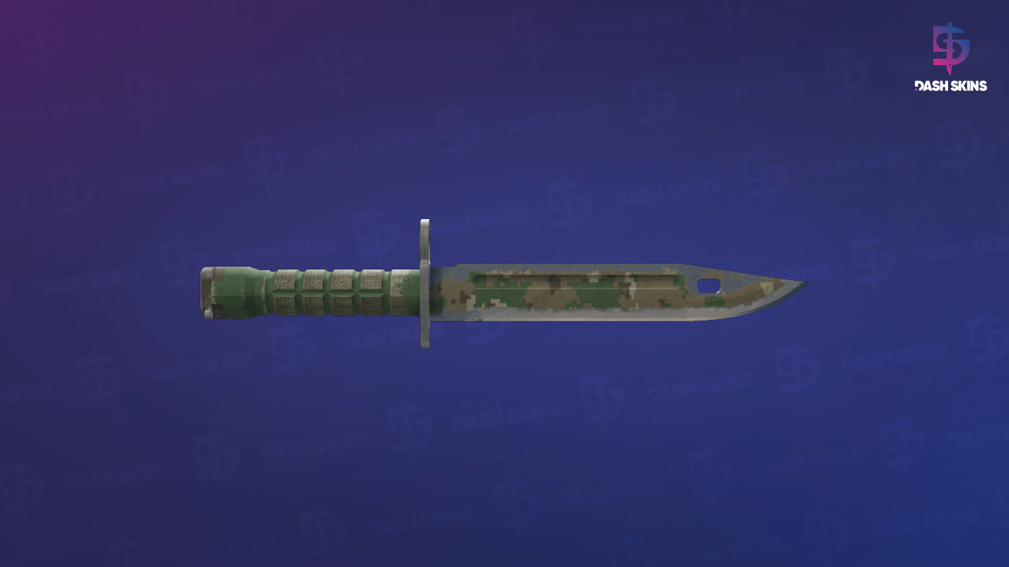 ★ Bayonet | Forest DDPAT (Battle-Scarred) Screenshot Playside