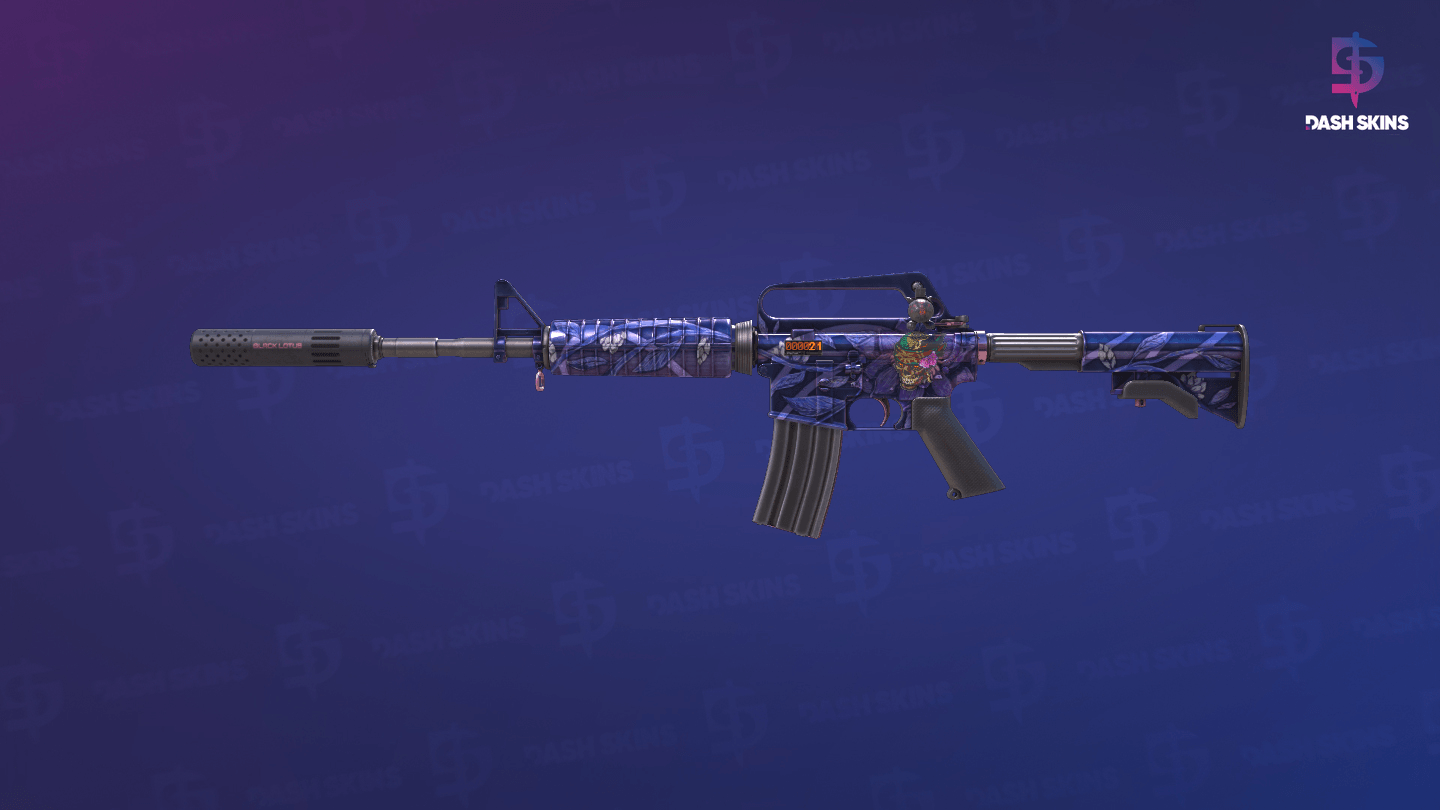 StatTrak™ M4A1-S | Black Lotus (Field-Tested) Screenshot Playside