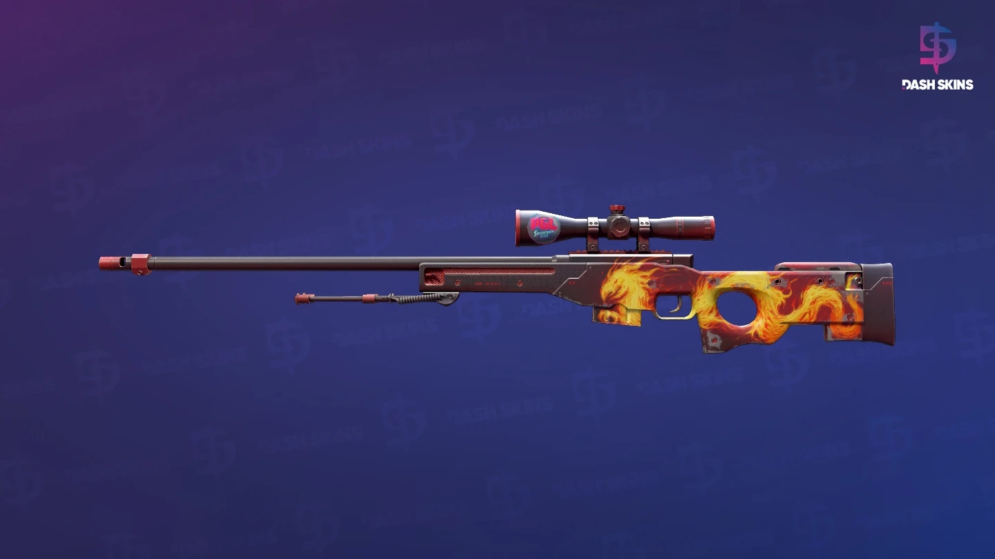 AWP | Wildfire (Field-Tested) Screenshot Playside