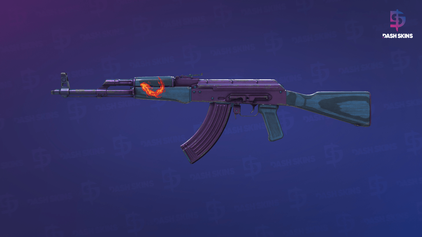 AK-47 | Midnight Laminate (Field-Tested) Screenshot Playside