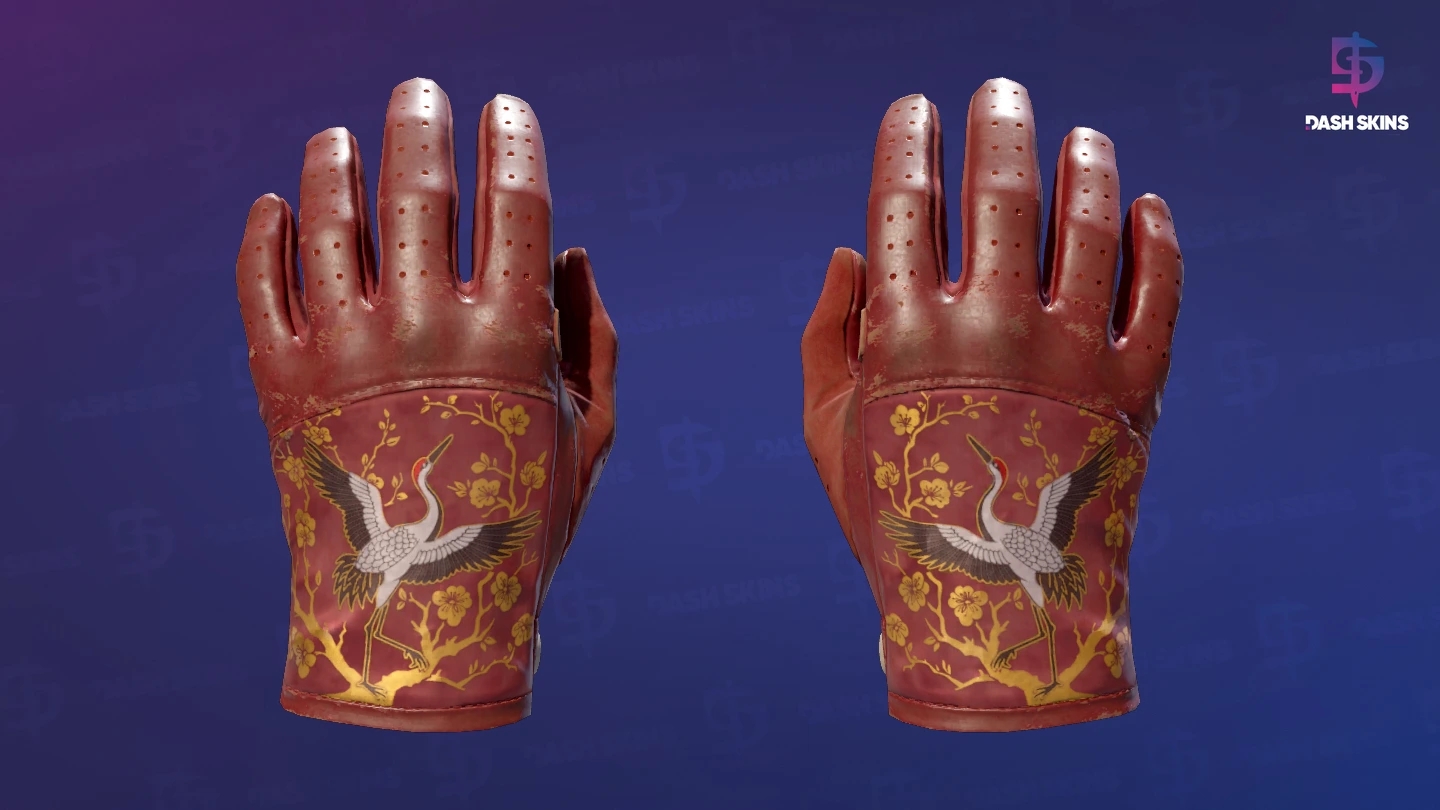★ Driver Gloves | Brocade Crane (Field-Tested) Screenshot Playside