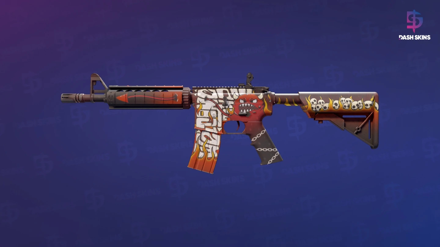 M4A4 | Hellfire (Factory New) Screenshot Playside