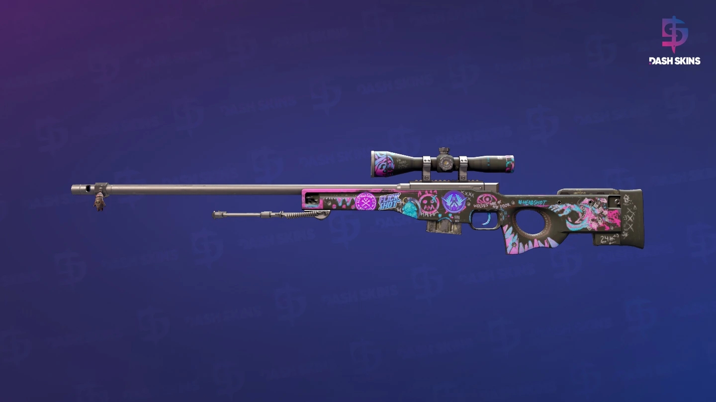 AWP | Fever Dream (Minimal Wear) Screenshot Playside