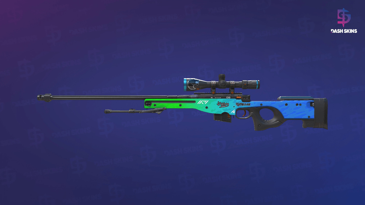 AWP | Ice Coaled (Minimal Wear) Screenshot Playside