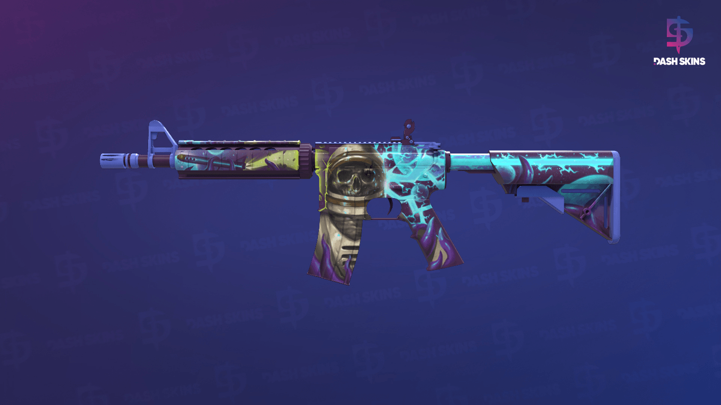 M4A4 | Desolate Space (Minimal Wear) Screenshot Playside