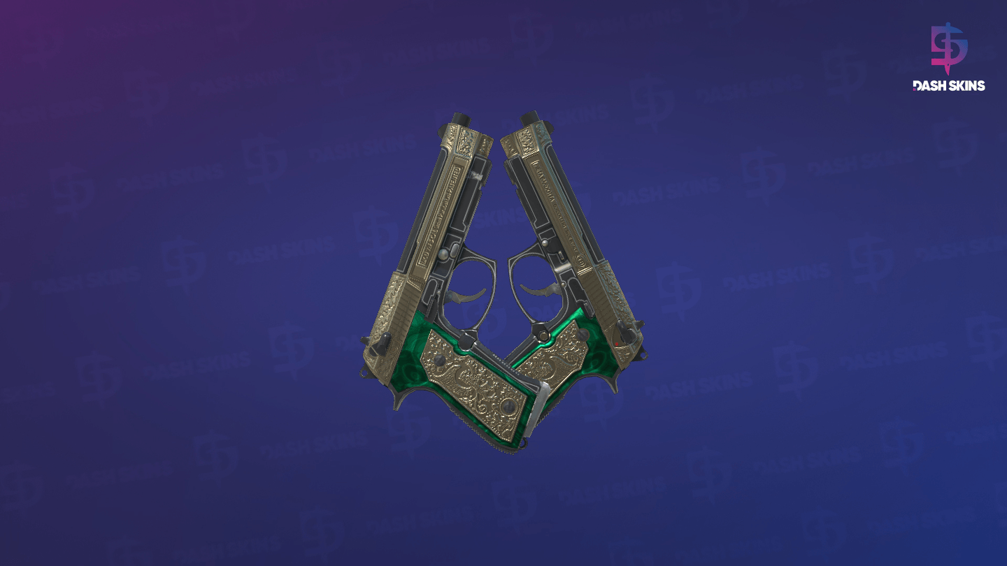 Dual Berettas | Royal Consorts (Minimal Wear) Screenshot Playside