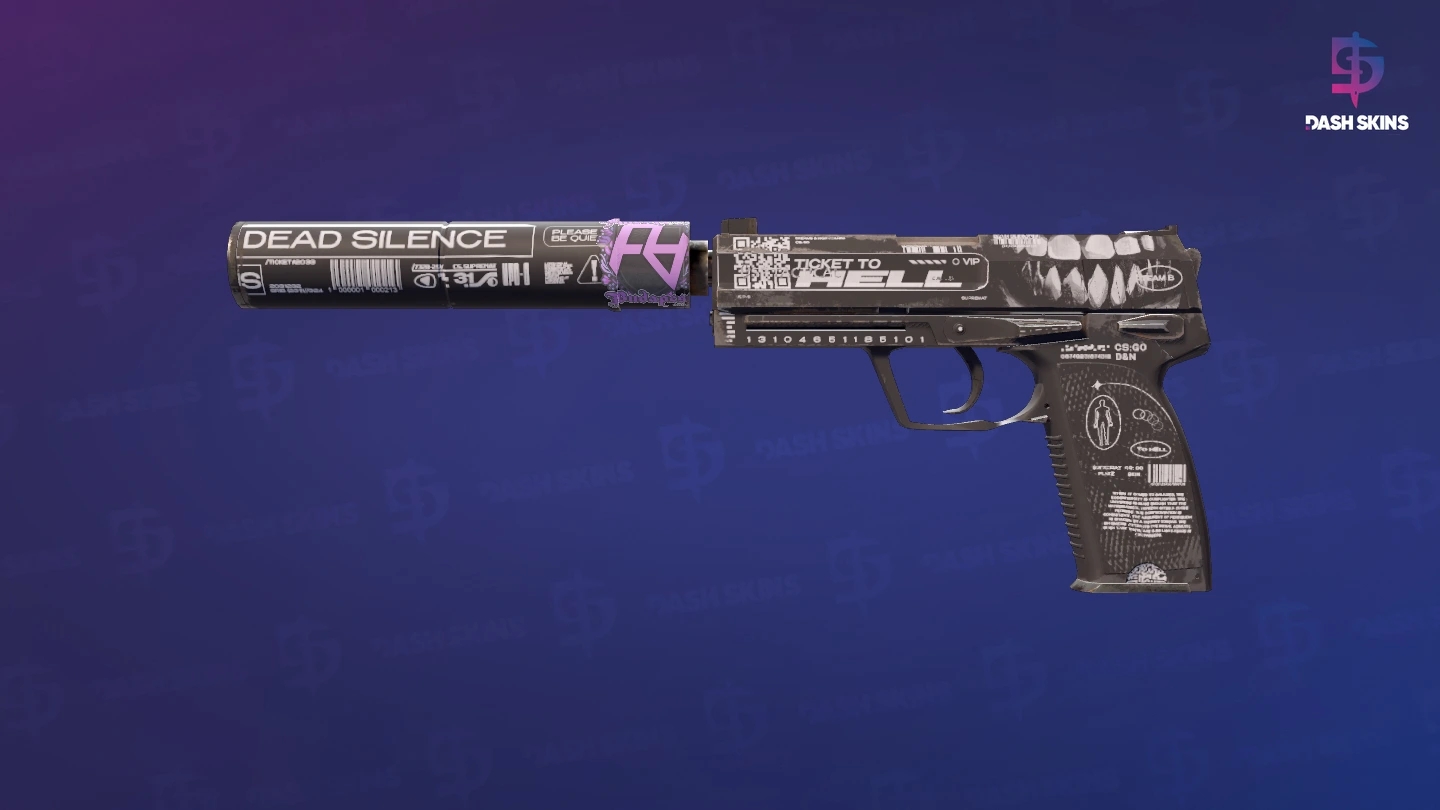 USP-S | Ticket to Hell (Field-Tested) Screenshot Playside