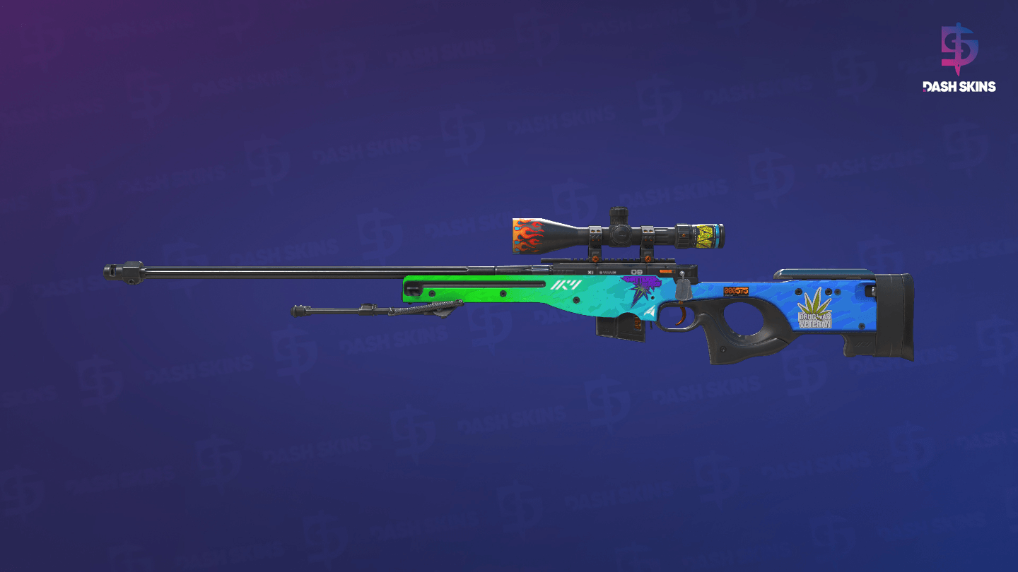 StatTrak™ AWP | Ice Coaled (Minimal Wear) Screenshot Playside