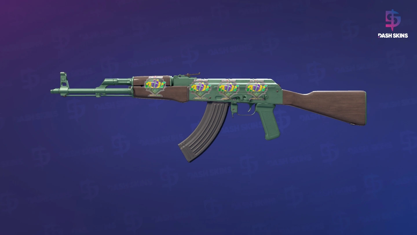 AK-47 | Wintergreen (Factory New) Screenshot Playside