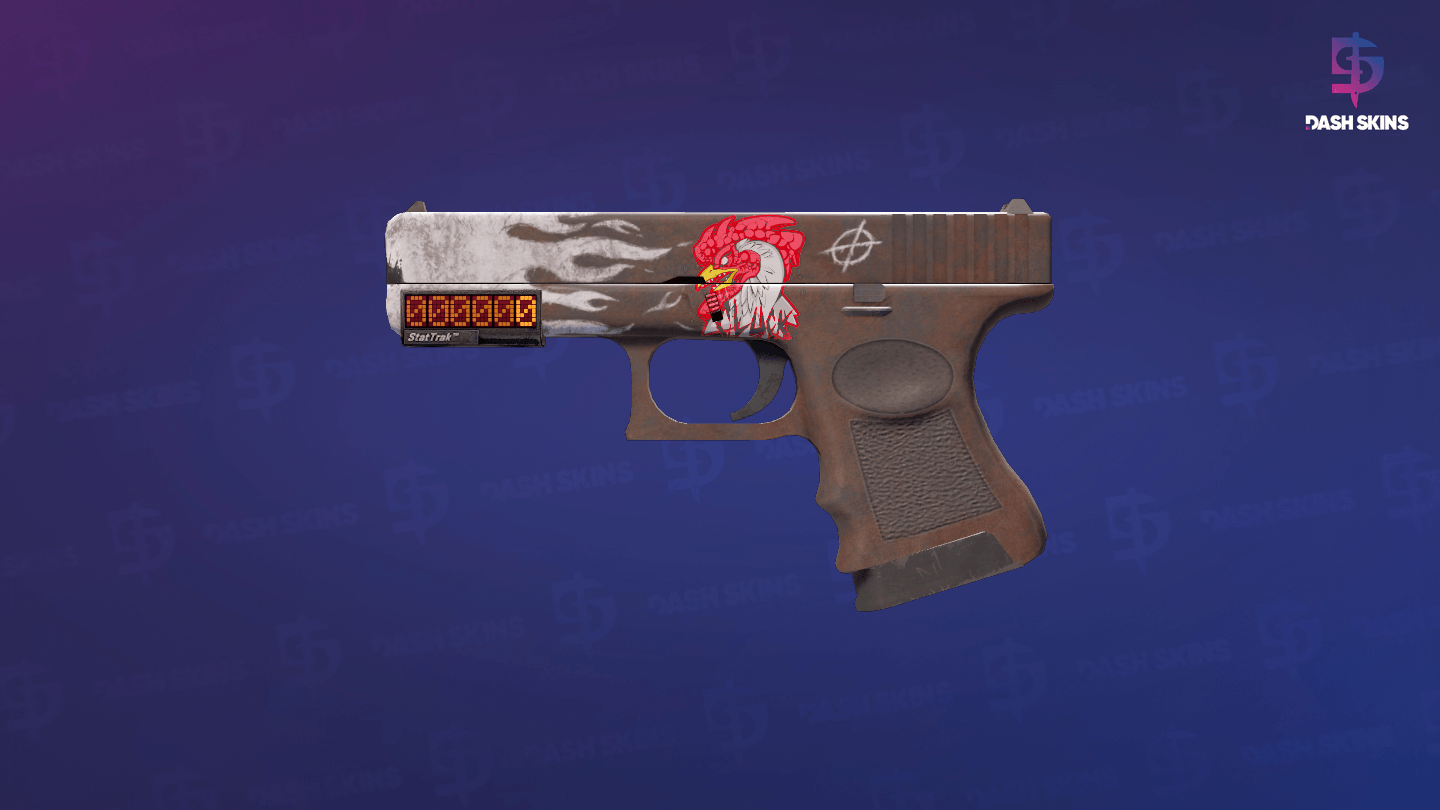 StatTrak™ Glock-18 | Oxide Blaze (Minimal Wear) Screenshot Playside