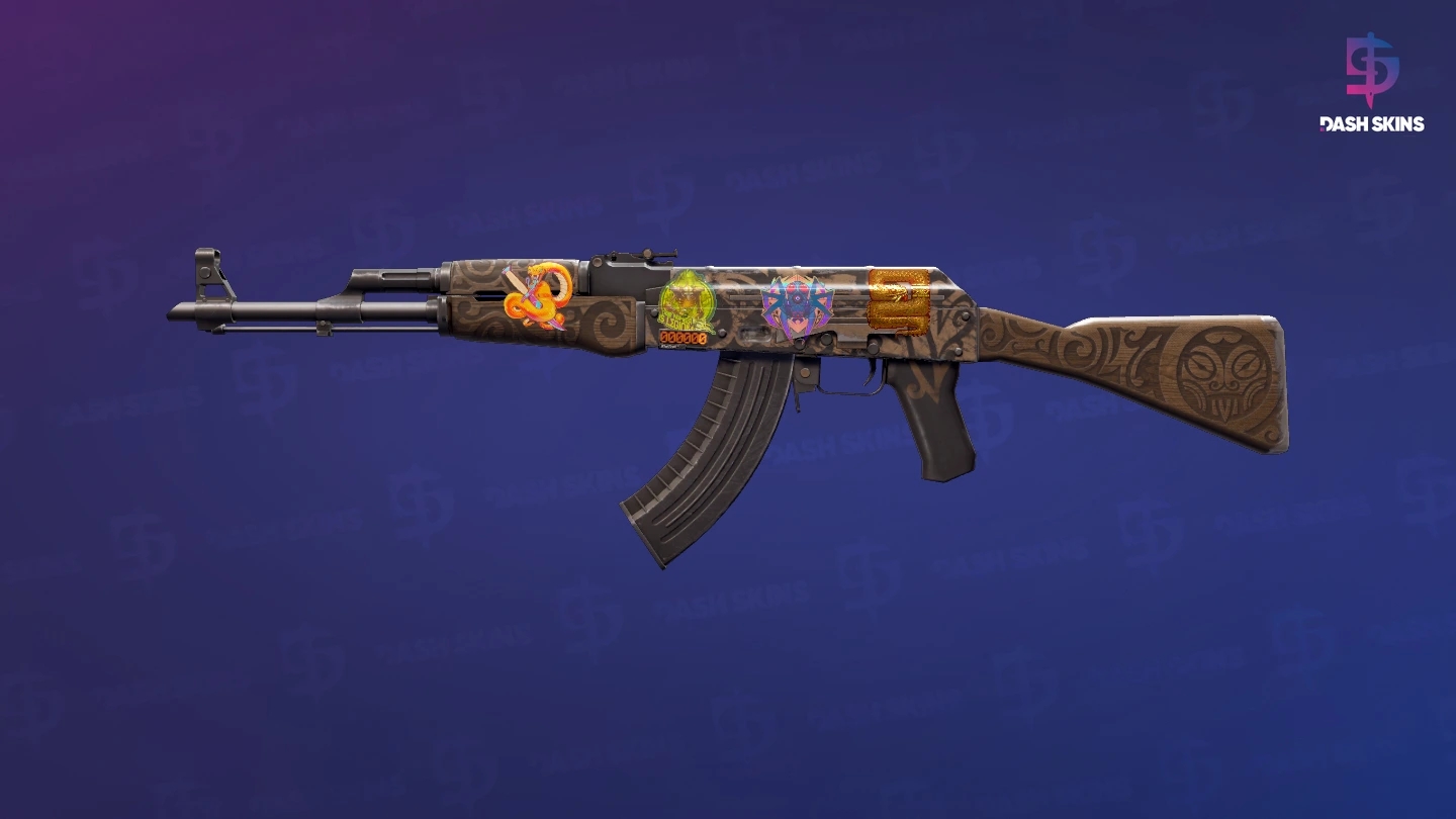 StatTrak™ AK-47 | Uncharted (Field-Tested) Screenshot Playside