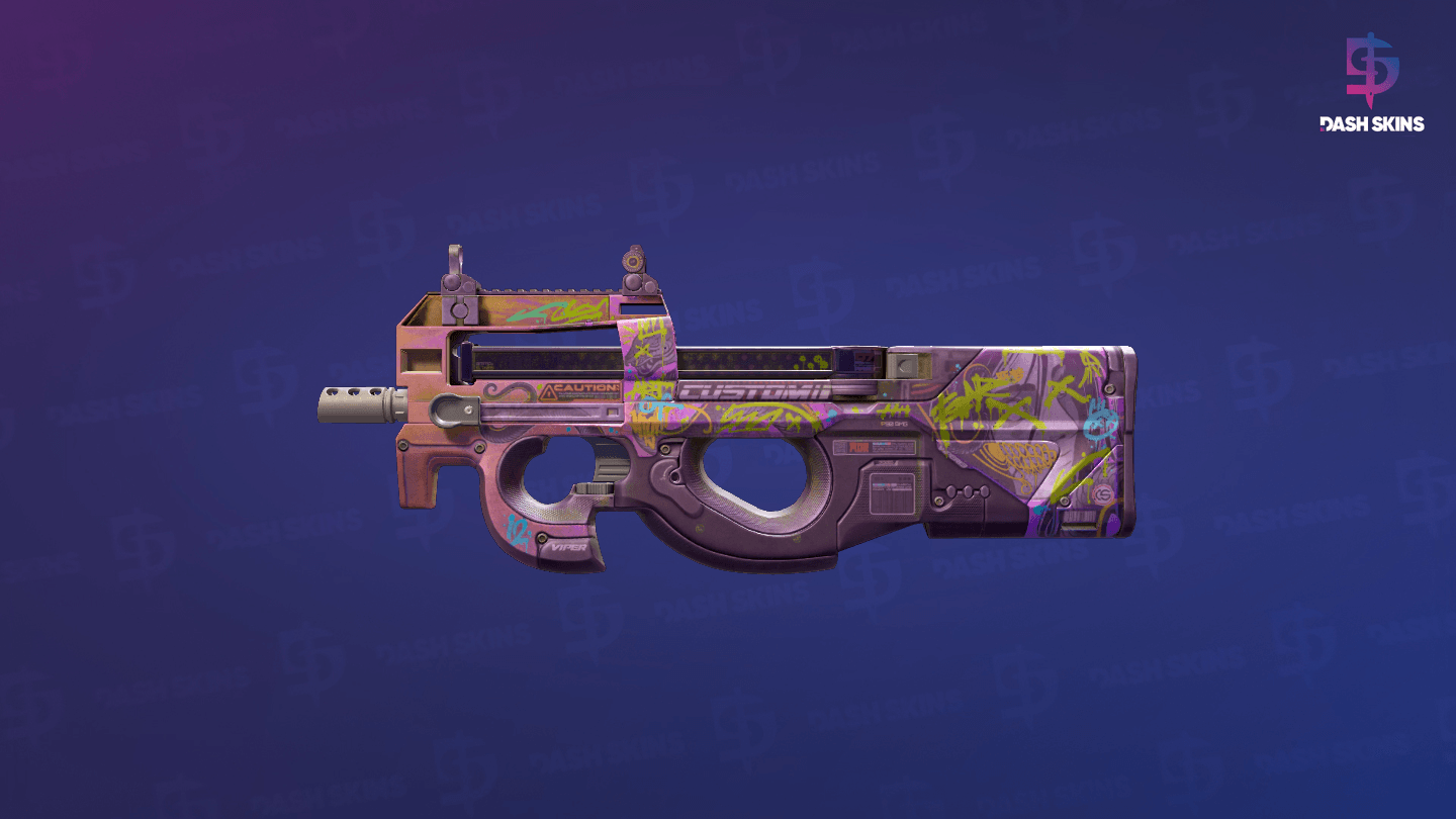 P90 | Neoqueen (Battle-Scarred) Screenshot Playside