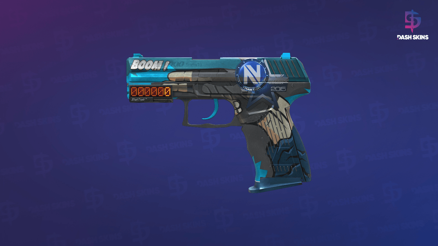 StatTrak™ P2000 | Handgun (Well-Worn) Screenshot Playside