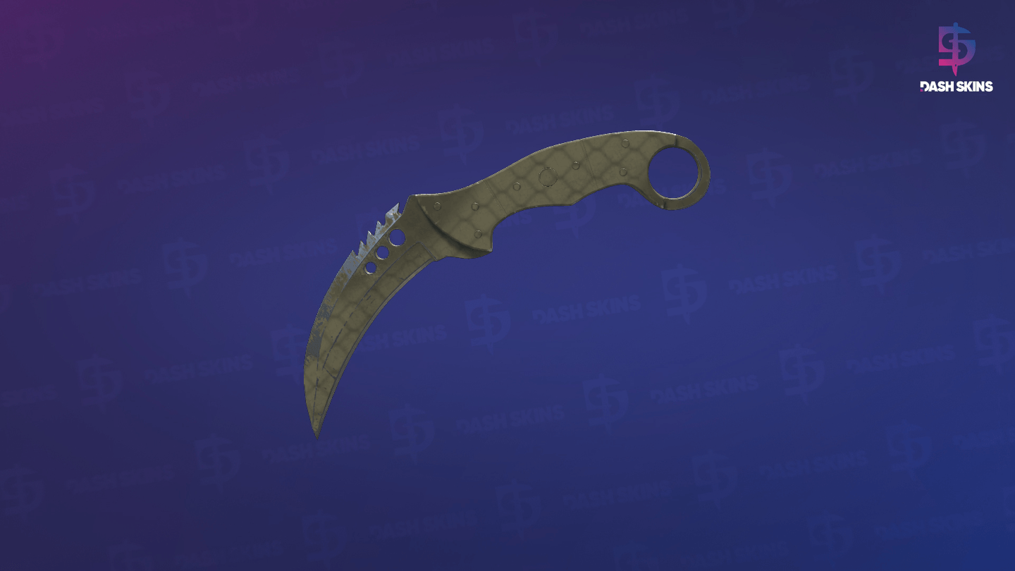 ★ StatTrak™ Talon Knife | Safari Mesh (Well-Worn) Screenshot Playside